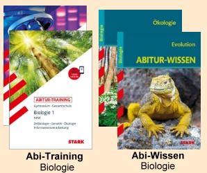 Abitur Lernhilfen von Stark. Abi Training Biologie und Abi Wissen Biologie