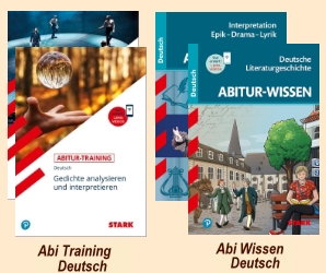 Abitur Lernhilfen von Stark. Abi Training Deutsch und Deutsch Abi Wissen